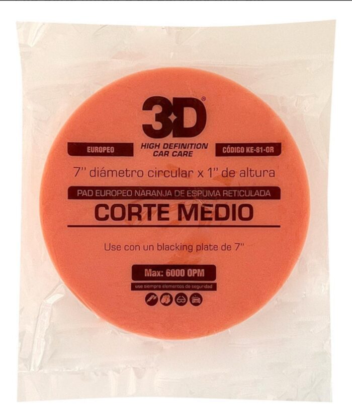 Pad Corte 5" Medio 3D