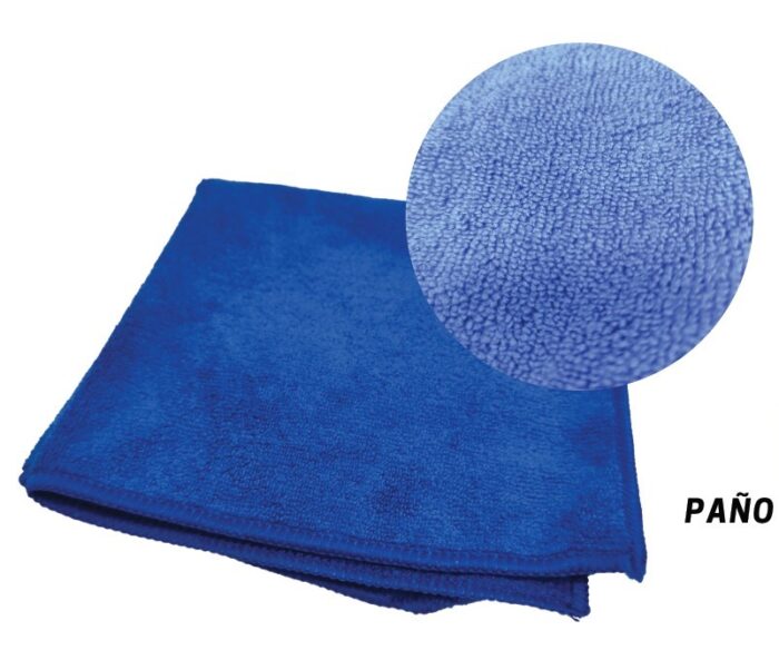 Microfibra pelo corto 40 x 40 azul