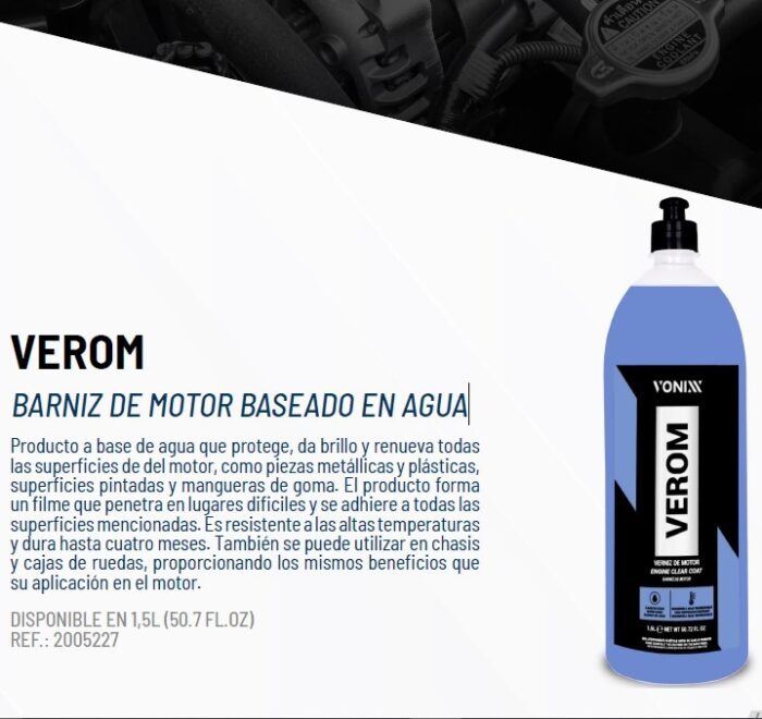 Verom - Verniz de motor x 1,5 Lts